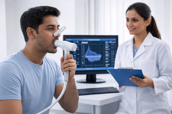 Pulmonary function testing
